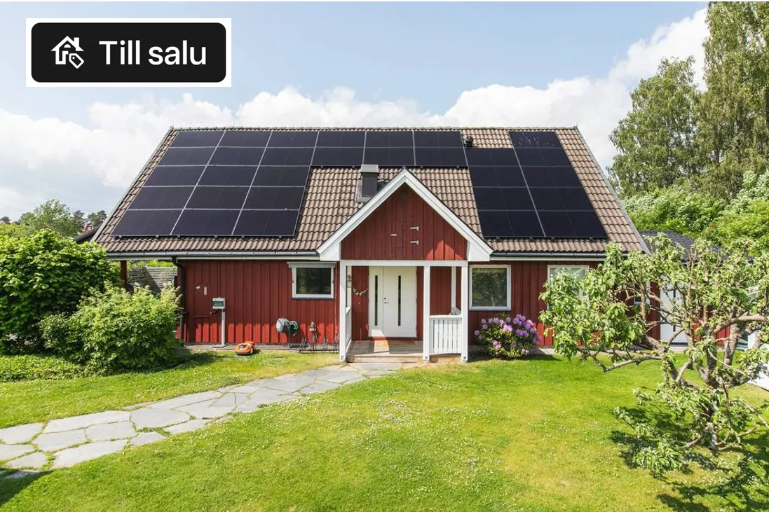 Trädgårdsvägen i Valbo