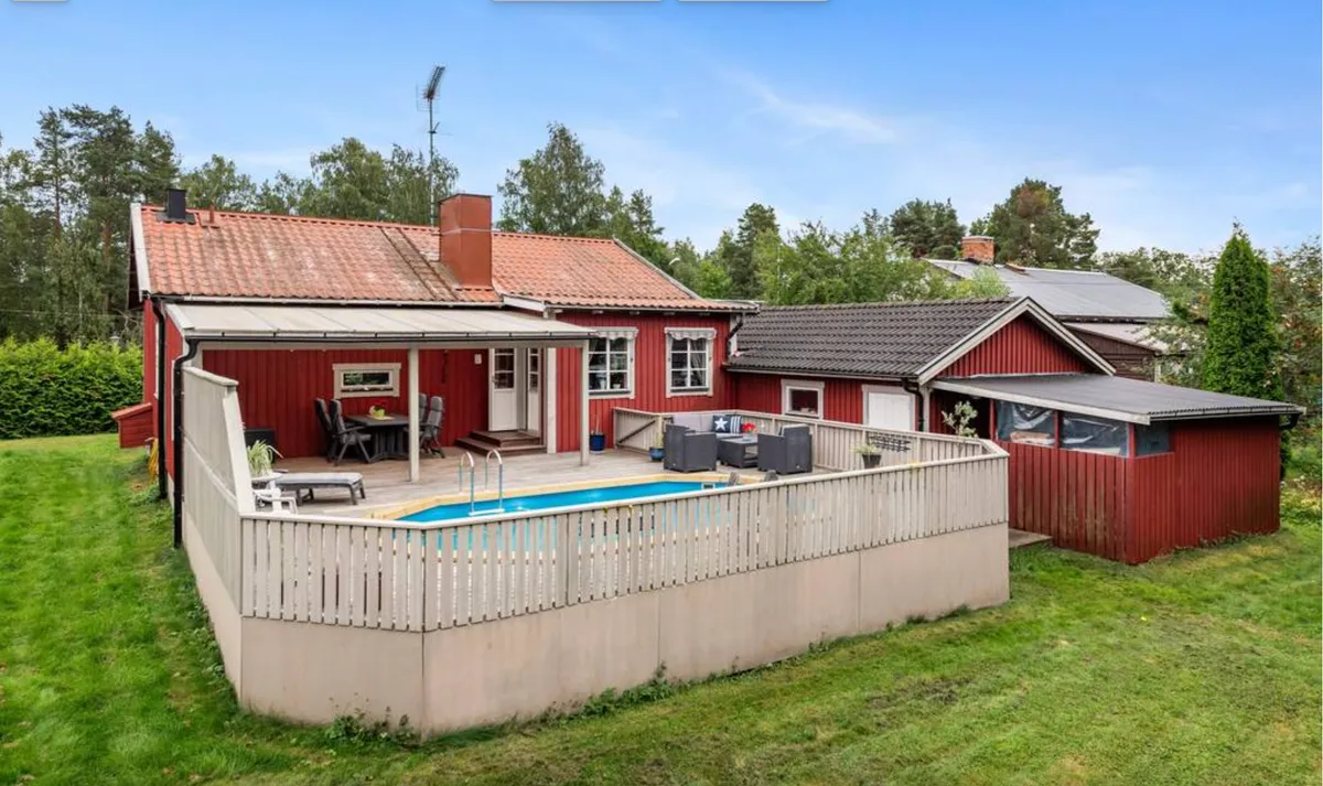 Badhusvägen i Hallstavik