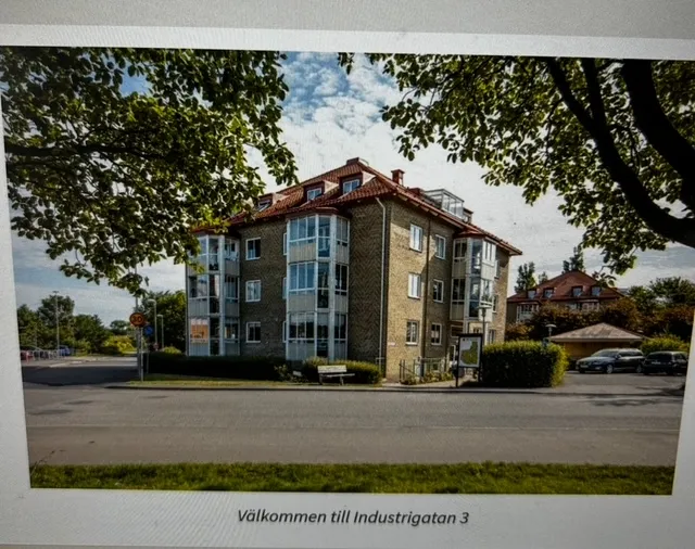 Industrigatan i Lomma