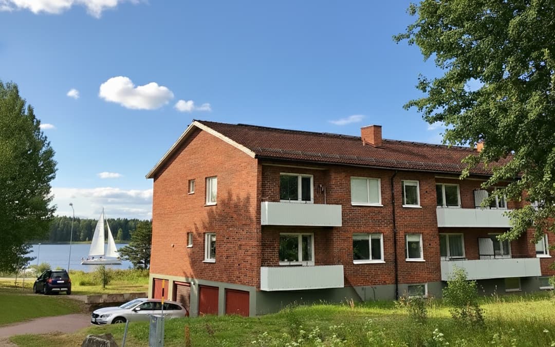 Åsbacksvägen i By Kyrkby