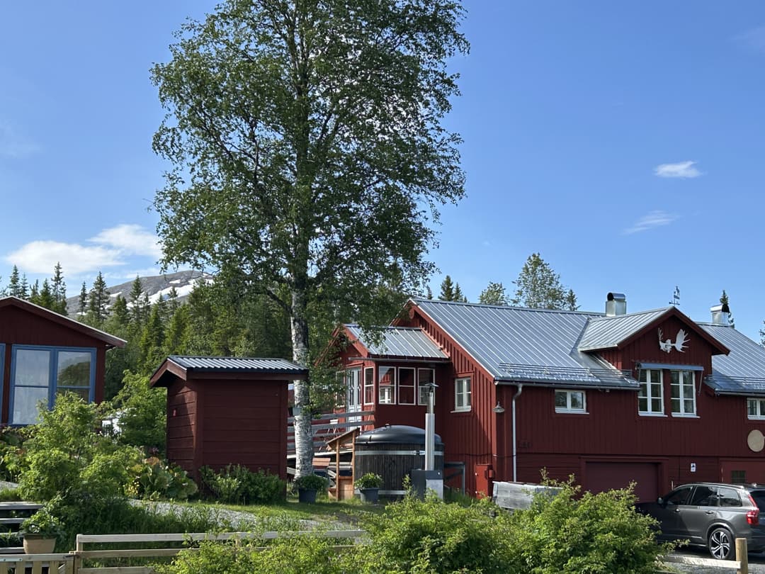 Vålådalsvägen i Vålådalen