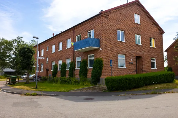 Stationsvägen i Tidan