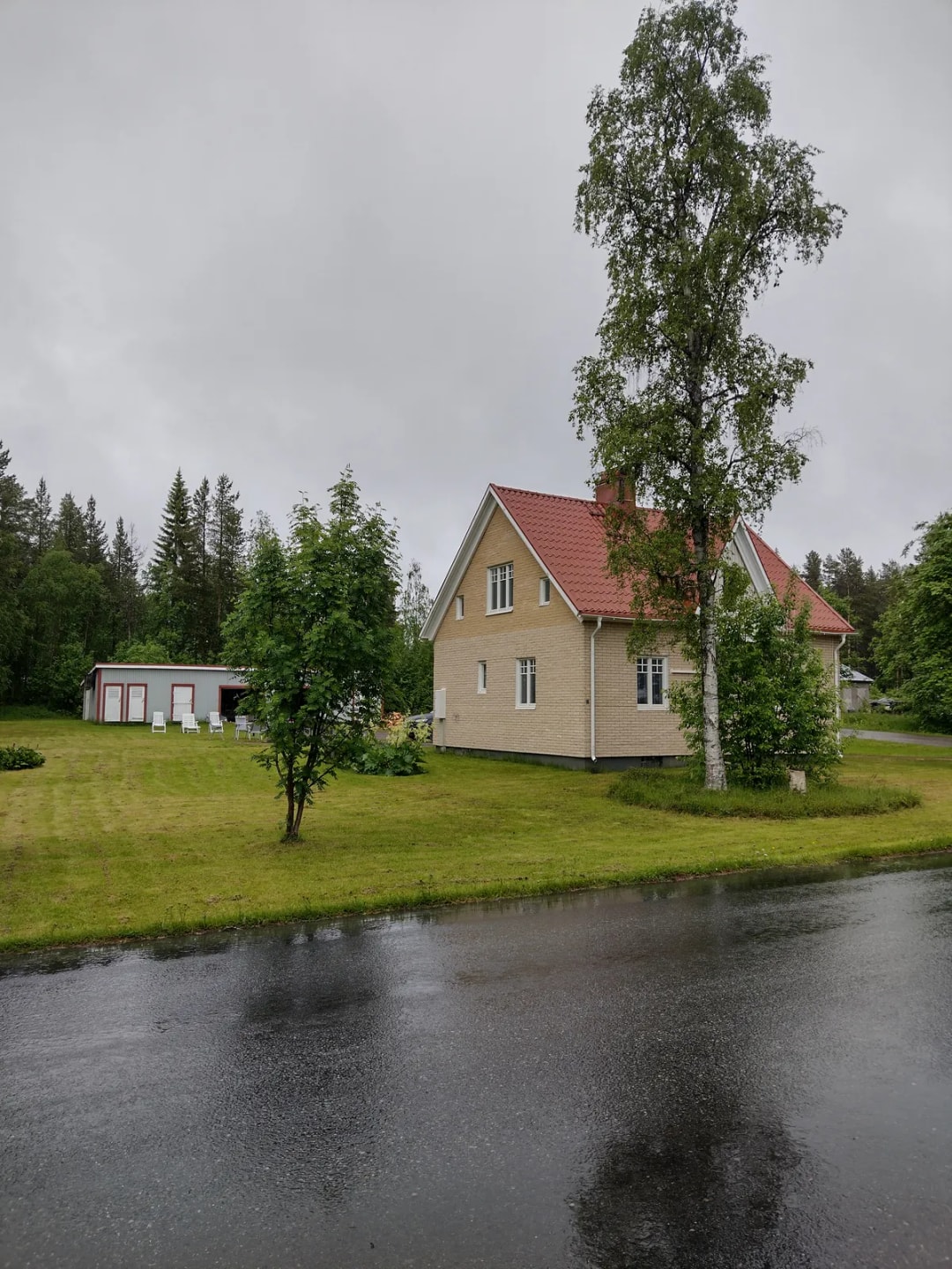 Stationsvägen i Blattnicksele