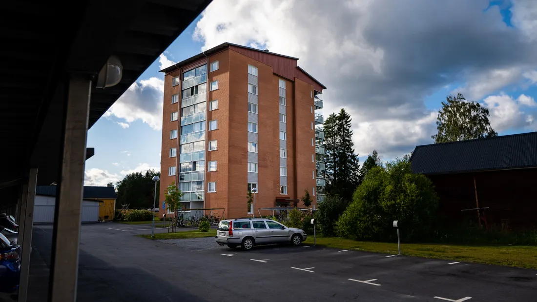 Karlsgårdsvägen i Vindeln