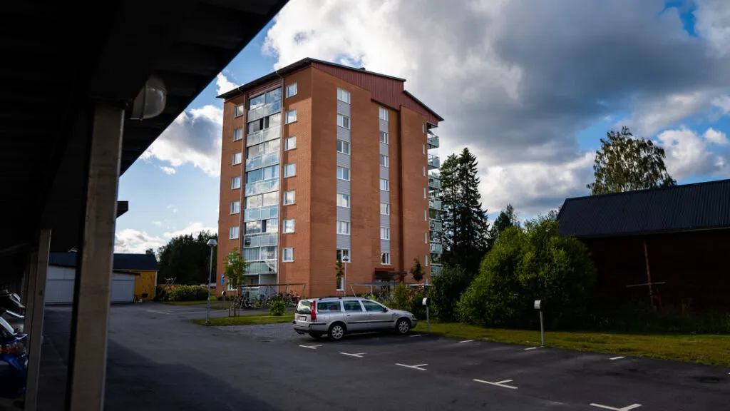 Karlsgårdsvägen i Vindeln