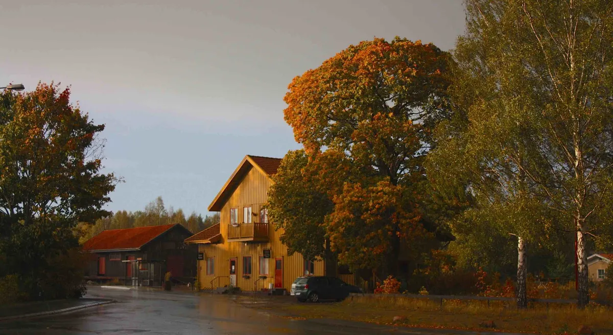 Järnvägsgatan i Mariannelund