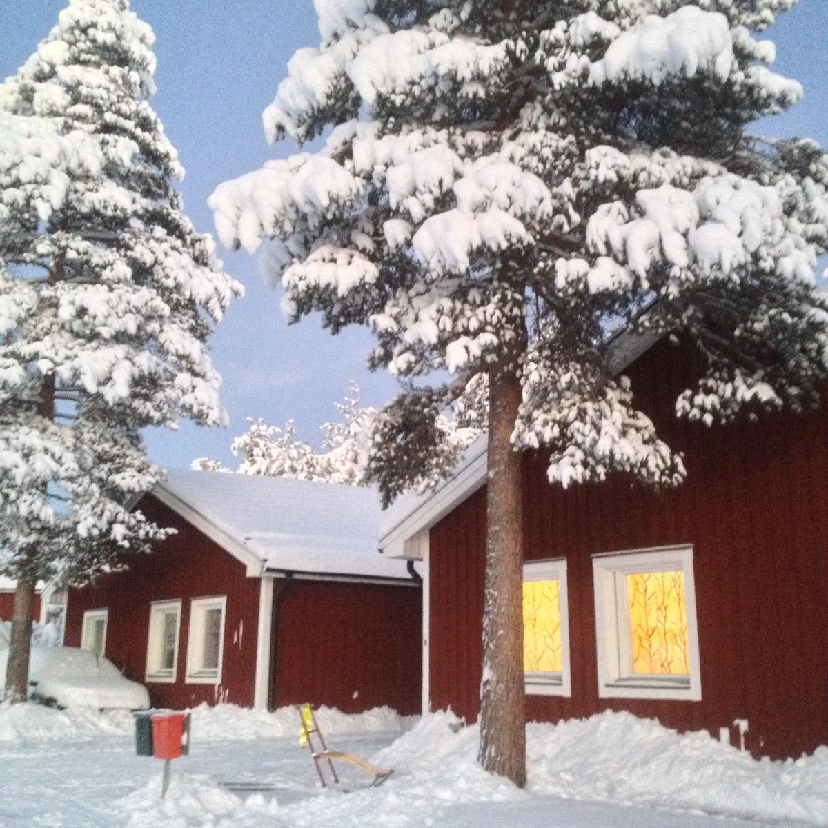 Stockgatan i Jokkmokk