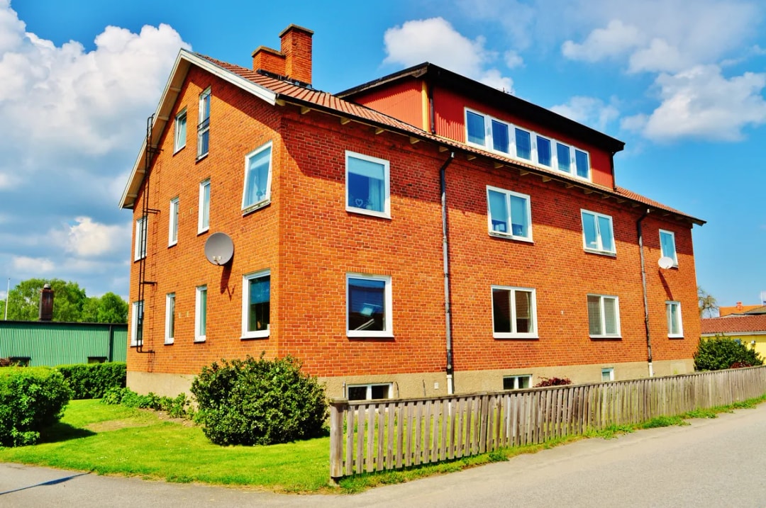 Gamla Slottsvägen i Lyckeby