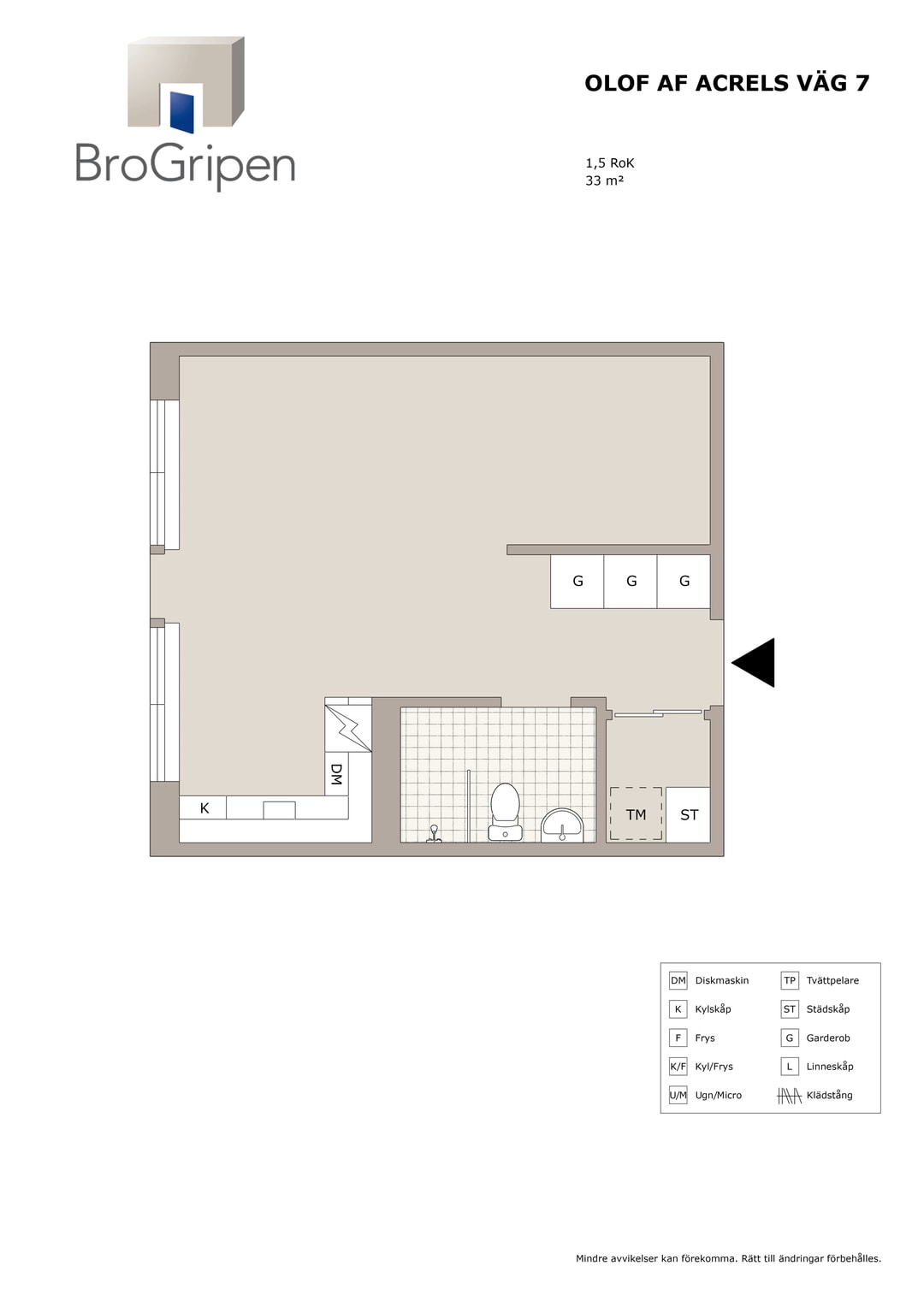 Olof af Acrels väg i Solna